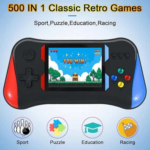 🎮 JEUX CONSOLE X7M – Plus de 500 jeux intégrés !